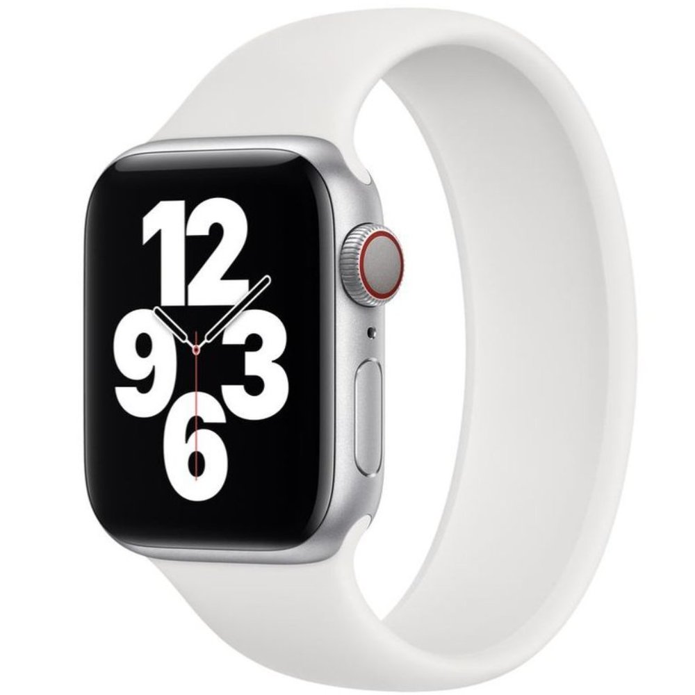 Apple Watch 40mm White Solo Loop Band - Size 5